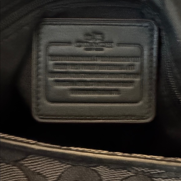 Coach Phoebe Signature black canvas and leather three-compartment Bag - Picture 13 of 16